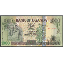 Uganda, 1.000 Shillings 2008 P43c
