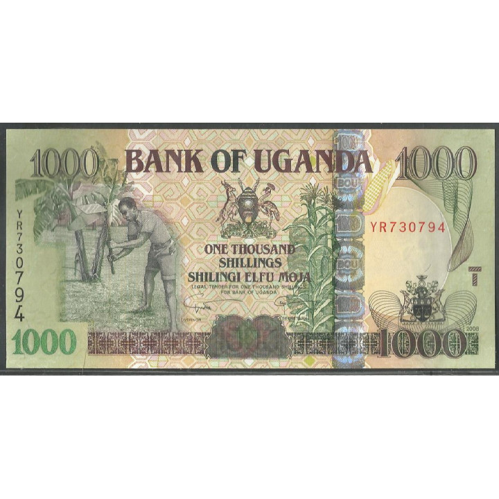 Uganda, 1.000 Shillings 2008 P43c