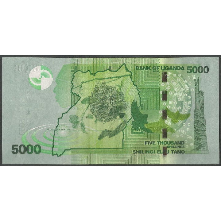 Uganda, 5.000 Shillings 2011 P51b