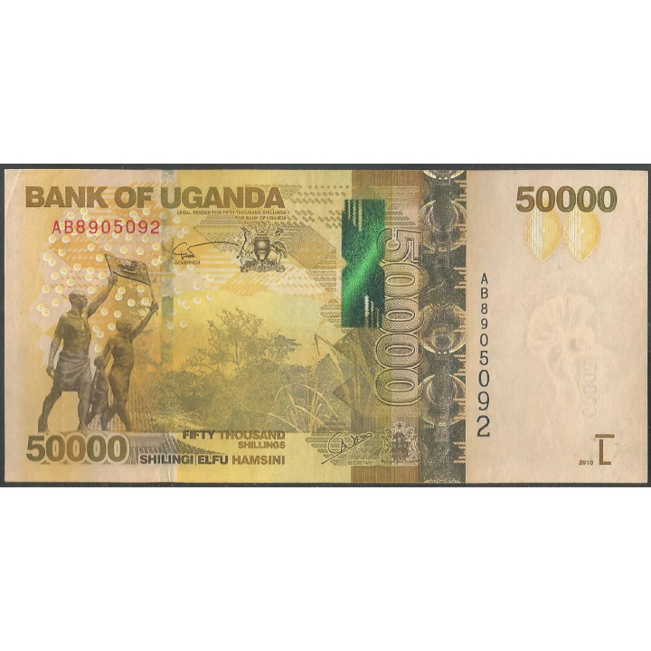 Uganda, 50.000 Shillings 2010 P54a