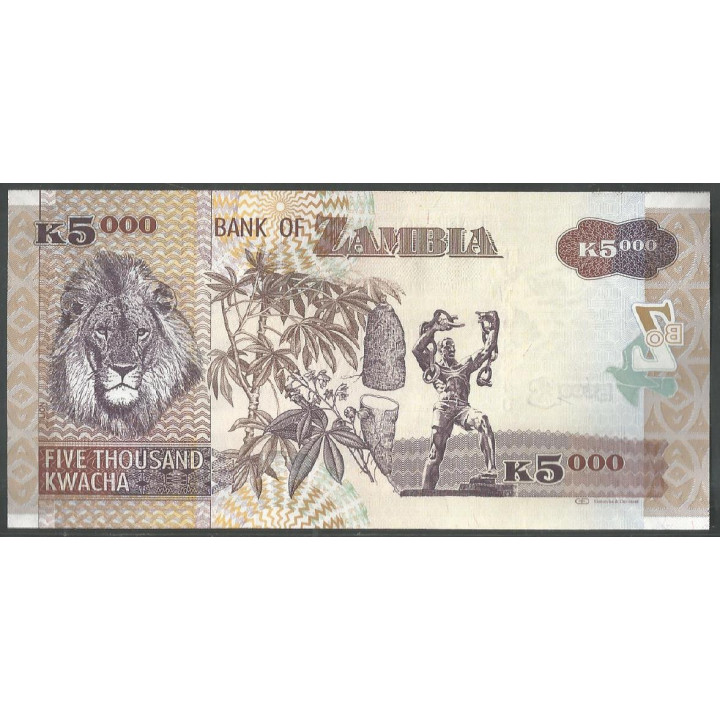Zambia, 5.000 Kwacha 2011 P45b