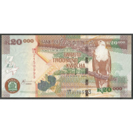 Zambia, 20.000 Kwacha 2011 P47g