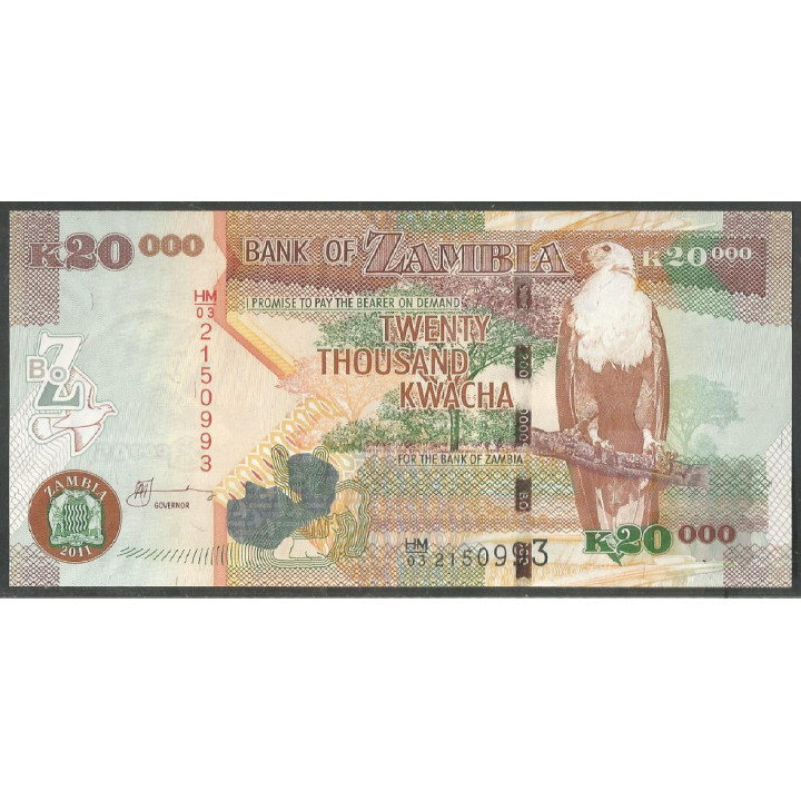 Zambia, 20.000 Kwacha 2011 P47g
