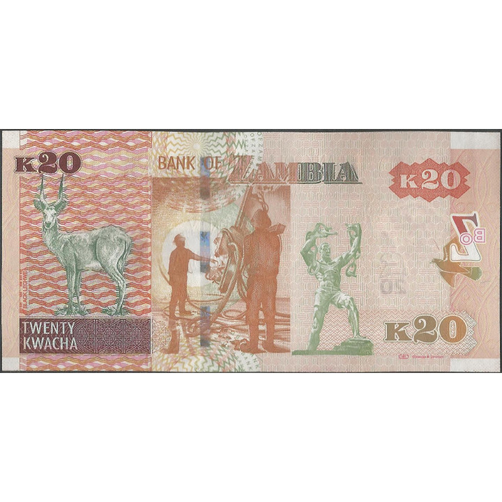 Zambia, 20 Kwacha 2012 P52a