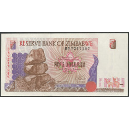 Zimbabwe, 5 Dollars 1997 P5b