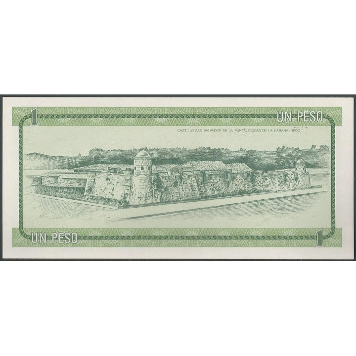 Cuba 1 Peso ND PFX6 reverso