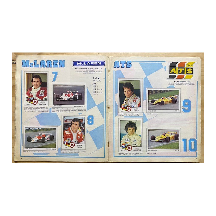 Grand Prix F1-Panini reverso