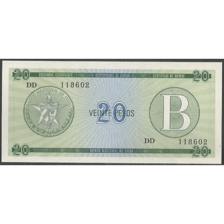 Cuba 20 Pesos ND PFX9