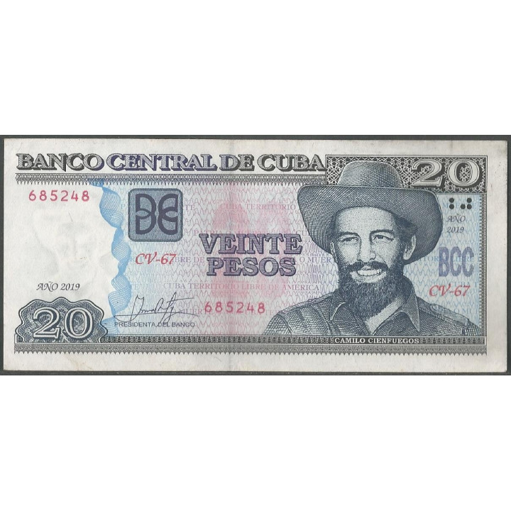 Cuba 20 Pesos 2019 P122n