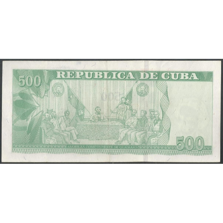Cuba 500 Pesos 2018 P131 reverso