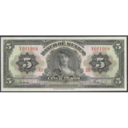 Mexico 5 Pesos 24 Abr 1963 Serie AIF P60h