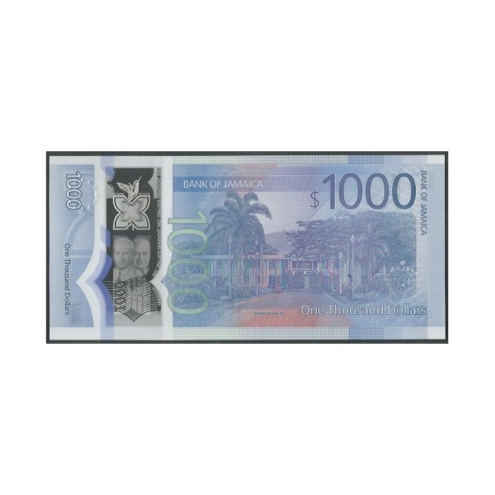 Jamaica 1.000 Dollars ND2023 P99 reverso