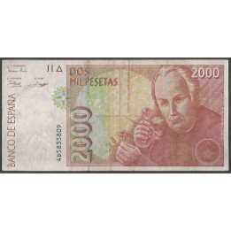 España 2.000 Pesetas 24 Abr 1992 P164