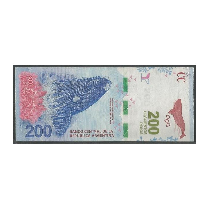 Argentina 200 Pesos ND2016 Serie CC P364a