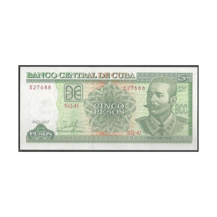 Cuba 5 Pesos 2017 P116q