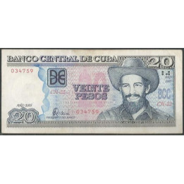 Cuba 20 Pesos 2005 P122b