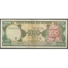 Ecuador 1.000 Sucres 29 Sep 1986 IP P125a