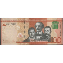 Rep. Dominicana 100 Pesos 2021 P190F