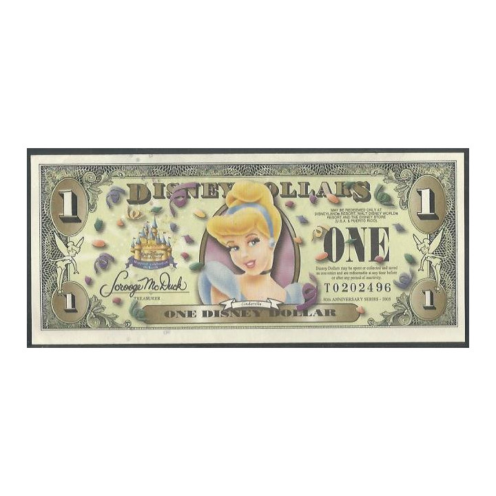 Disney 1 Dollar 2005 Cinderella