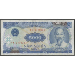 Vietnam 5.000 Dong 1991 P108a