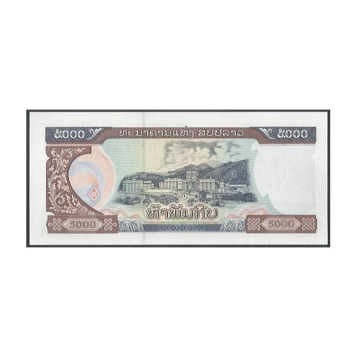 Laos 5.000 Kip 2020 P41A reverso