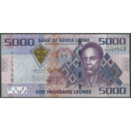Sierra Leona 5.000 Leones 27 Abr 2010 P32a