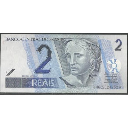 Brasil 2 Reales ND2001- Firma 40 A P249b