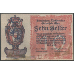 Liechtenstein 10 Heller ND1920 P1