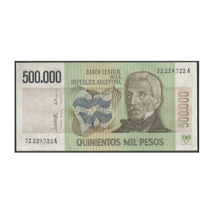 Argentina 500.000 Pesos ND1980-83 Serie A P309