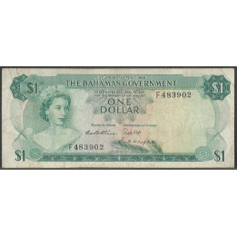 Bahamas 1 Dollar L1965 P18b