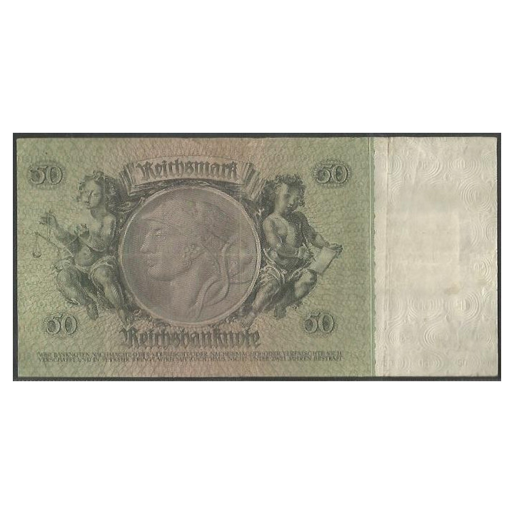 Alemania Democratica 50 Mark 1948 P6b reverso