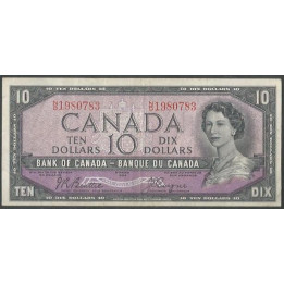 Canada 10 Dollars 1954 (1954-61) P79a
