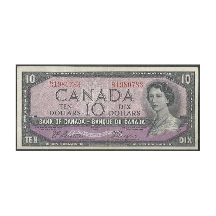 Canada 10 Dollars 1954 (1954-61) P79a