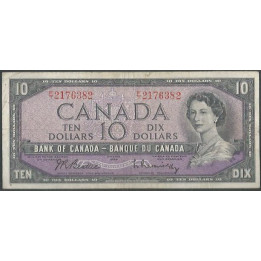 Canada 10 Dollars 1954 (1961-71) P79b