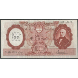 Argentina 100 Pesos ND1961-71 Serie B P286