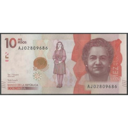 Billete de 10.000 Pesos 26 May 2020 AJ BGWNF10-10