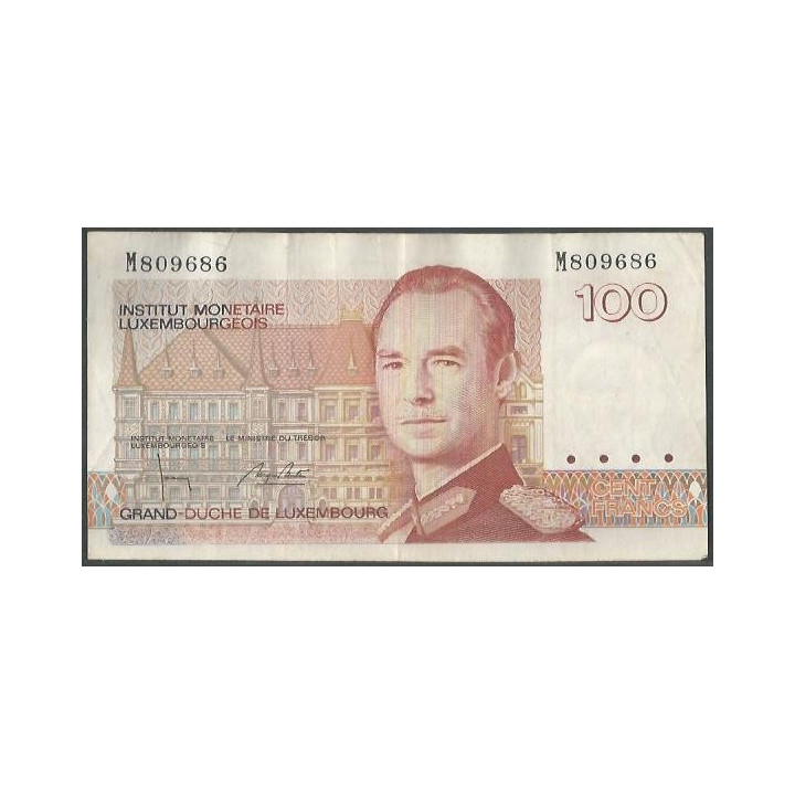 Luxemburgo 100 Francs ND1986 P58