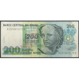 Brasil 200 Cruzeiros ND1990 P225b