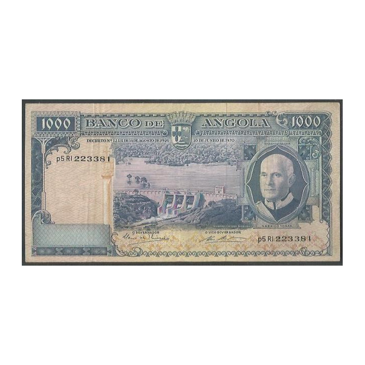 Angola 1.000 Escudos 10 Jun 1970 P98