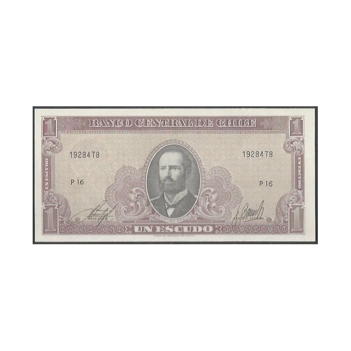 Chile 1 Escudo ND1964 Serie P P136 (2-1)