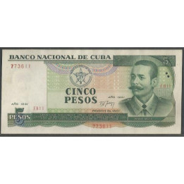 Cuba 5 Pesos 1991 P108
