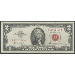 Estados Unidos 2 Dollars 1963 P382a