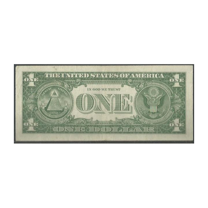 Estados Unidos 1 Dollar 1957A P419a reverso
