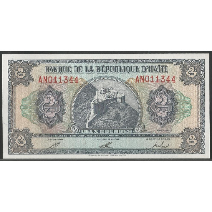 Haiti 2 Gourdes 1992 P260a