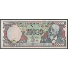 Ecuador 50.000 Sucres 10 Mar 1999 AG P130c