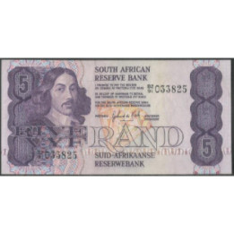 Sur Africa 5 Rand ND1981 Firma 6 P119b