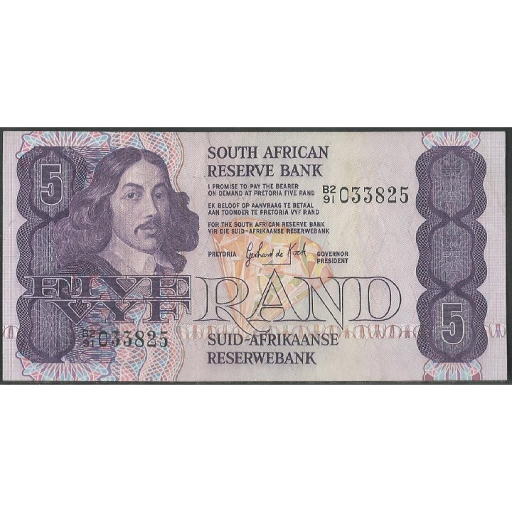 Sur Africa 5 Rand ND1981 Firma 6 P119b