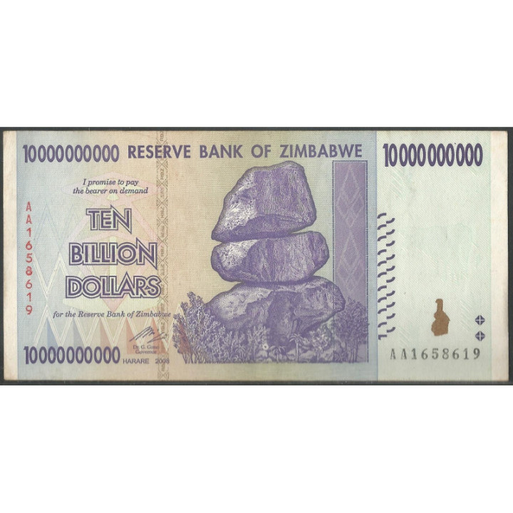 Zimbabwe 10.000.000.000 Dollars 5 Nov 2008 P85