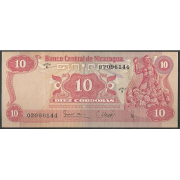 Nicaragua 10 Cordobas D1979 E P134