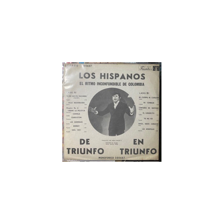 Los Hispanos De Triunfo en triunfo - Colombia reverso